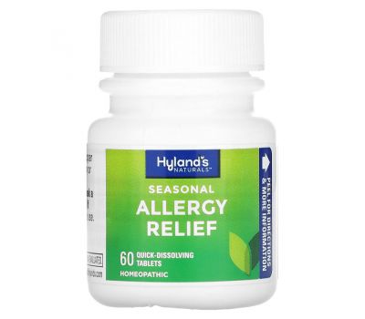Hyland's Naturals, Seasonal Allergy Relief, 60 Quick-Dissolving Tablets