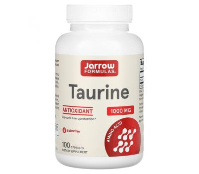 Jarrow Formulas, таурин, 1000 мг, 100 капсул