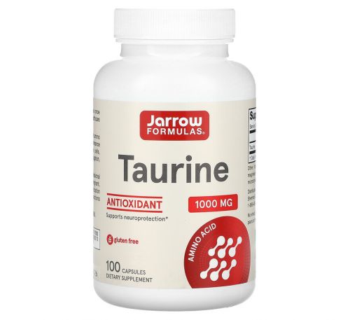Jarrow Formulas, таурин, 1000 мг, 100 капсул