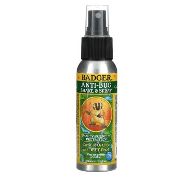 Badger Company, Anti-Bug, Shake & Spray, 2.7 fl oz (79.85 ml)