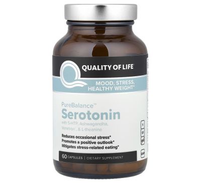 Quality of Life, PureBalance™, серотонін, 60 капсул