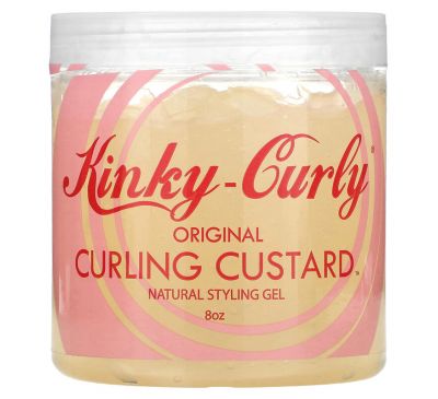 Kinky-Curly, Original Curling Custard, натуральний гель для укладання, 230 мг (8 унцій)