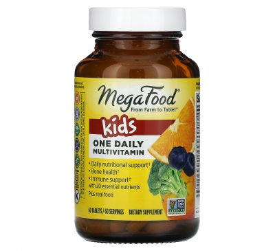 MegaFood, щоденна формула, для дітей, 60 таблеток