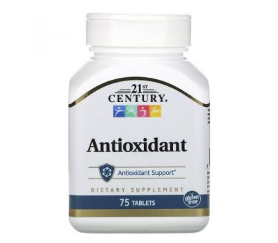 21st Century, антиоксидант, 75 таблеток