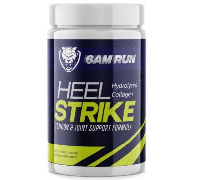 6AM Run, Heel Strike, гидролизованный коллаген, 350 г (12,35 унции)