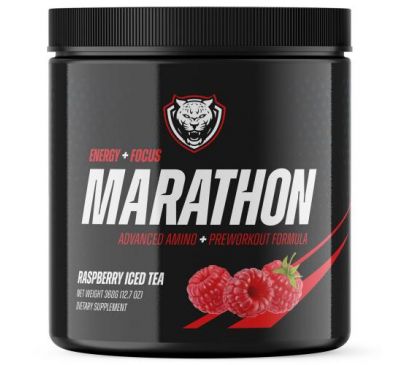 6AM Run, Marathon, Raspberry Iced Tea, 12.7 oz (360 g)