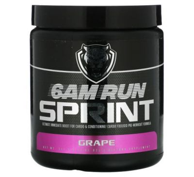 6AM Run, Sprint, Pre-Workout, Grape, 7.67 oz (217.5 g)