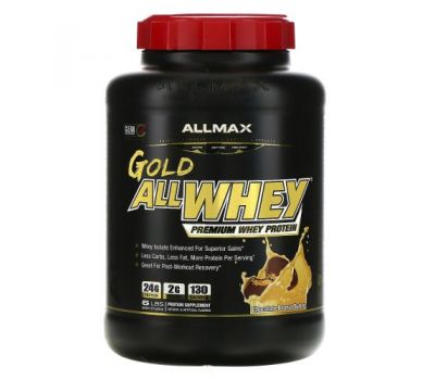 ALLMAX Nutrition, AllWhey Gold, 100% Premium Whey Protein, Chocolate Peanut Butter, 5 lbs. (2.27 kg)