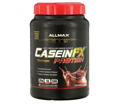 ALLMAX Nutrition, CaseinFX, 100% Casein Micellar Protein, Chocolate, 2 lbs. (907 g)