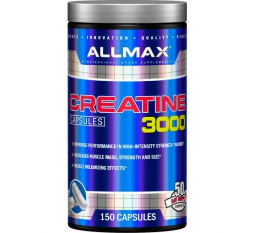 ALLMAX Nutrition, Креатин 3000, 3000 мг, 150 капсул