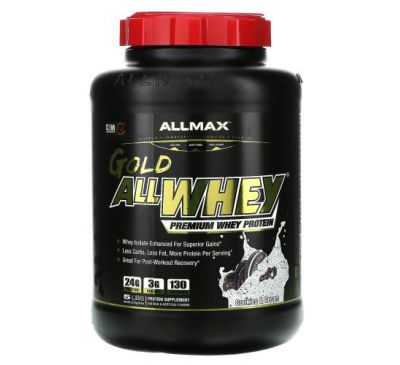 ALLMAX Nutrition, AllWhey Gold, Premium Whey Protein, Cookies & Cream, 5 lbs (2.27 kg)