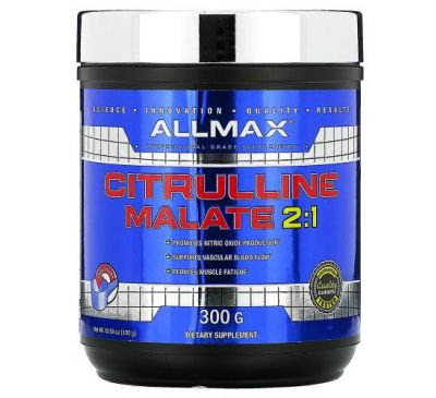 ALLMAX Nutrition, малат цитруліну, без домішок, 300 г