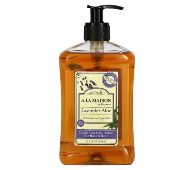 A La Maison de Provence, Hand & Body Soap, Lavender Aloe, 16.9 fl oz (500 ml)