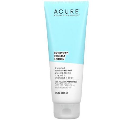 Acure, лосьон для лечения экземы, для ежедневного применения, без запаха, 236,5 мл (8 жидк. унций)