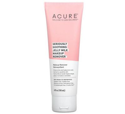 Acure, Seriously Soothing Jelly Milk Makeup Remover, 4 fl oz (118 ml)
