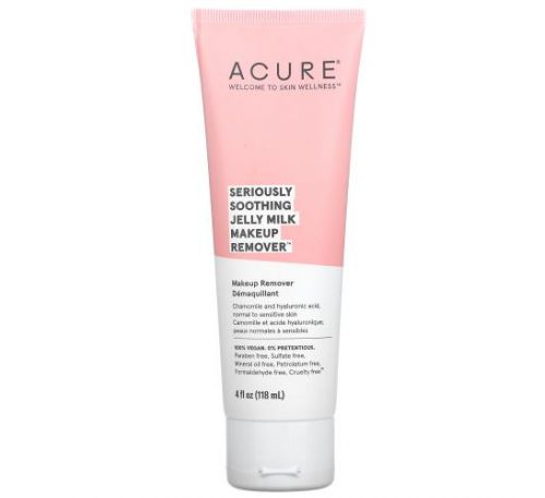 Acure, Успокаивающее молочко для снятия макияжа, 118 мл (4 жидк. Унции)