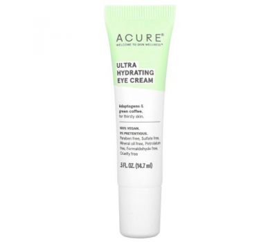 Acure, Ultra Hydrating Eye Cream, 0.5 fl oz (14.7 ml)