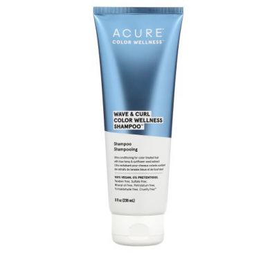 Acure, Wave & Curl Color Wellness Shampoo, 8 fl oz (236 ml)