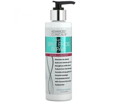 Advanced Clinicals, 10-In-1 Split Ends Repair, Leave-In Conditioner, 7.5 fl oz (222 ml)