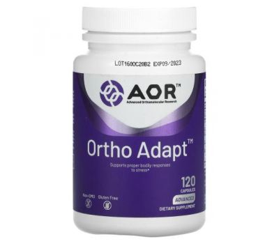 Advanced Orthomolecular Research AOR, Ortho Adapt, 120 капсул