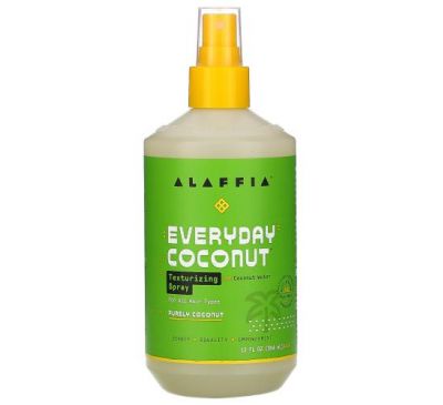 Alaffia, Everyday Coconut, спрей для густоты волос, 354 мл (12 жидк. унций)
