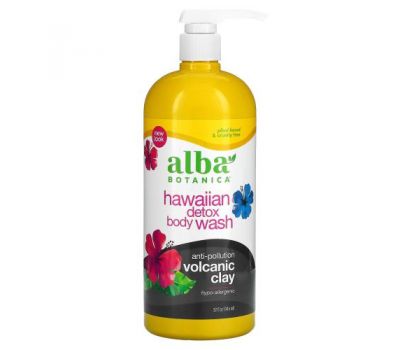 Alba Botanica, Hawaiian Detox Body Wash, 32 fl oz (946 ml)