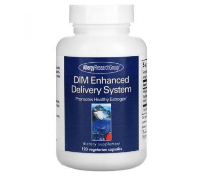 Allergy Research Group, DIM Enhanced Delivery System, 120 Vegetarian Capsules