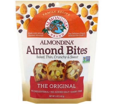 Almondina, Almond Bites, The Original, 5 oz (142 g)
