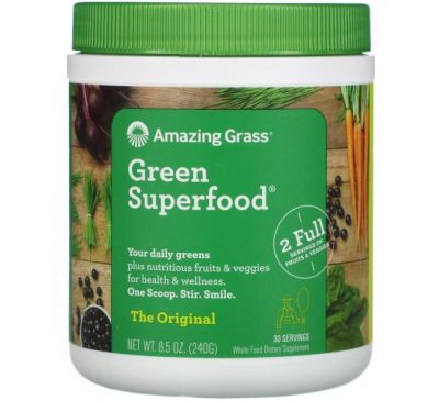 Amazing Grass, Green Superfood, The Original, 8.5 oz (240 g)