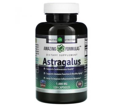 Amazing Nutrition, Astragalus, 1,000 mg, 120 Capsules