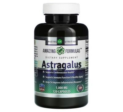 Amazing Nutrition, Astragalus, 1,000 mg, 120 Capsules