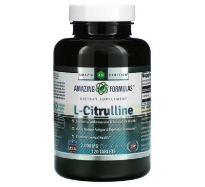 Amazing Nutrition, L-Citrulline, 1,000 mg, 120 Tablets