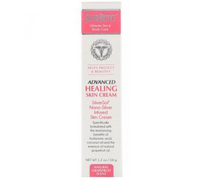 American Biotech Labs, Advanced Healing  Skin Cream, Natural Grapefruit Scent, 1.2 oz (34 g)