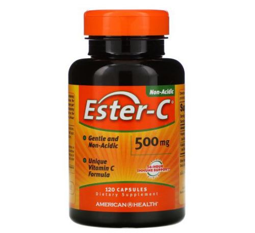 American Health, Ester C, 500 мг, 120 капсул