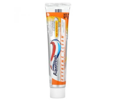 Aquafresh, Экстремально чистая зубная паста с фтором, отбеливающее действие, мятный крем, 158,7 г (5,6 унции)
