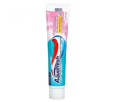 Aquafresh, Triple Protection Fluoride Toothpaste, Maximum Strength Sensitive, Smooth Mint, 5.6 oz (158.8 g)