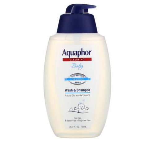 Aquaphor, Для детей, гель и шампунь, не содержит отдушек, 25,4 ж. унц.(750 мл)