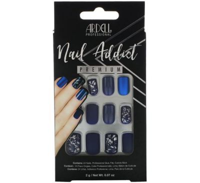 Ardell, Nail Addict Premium, матовый синий, 0,07 унции (2 г)