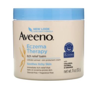 Aveeno, Eczema Therapy Itch Relief Balm, 11 oz (312 g)