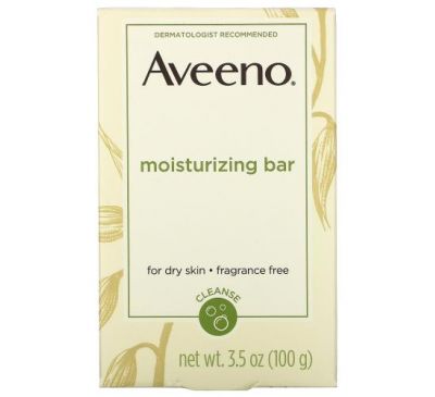 Aveeno, увлажняющее средство с питательным овсом, без запаха, 100 г (3,5 унции)