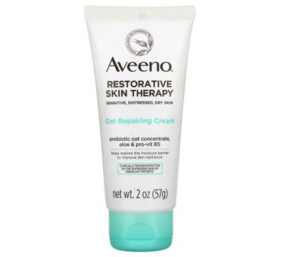 Aveeno, Restorative Skin Therapy, восстанавливающий крем с овсом, 57 г (2 унции)