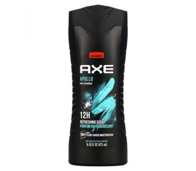 Axe, Body Wash, Clean + Fresh, Apolo, 16 fl oz (473 ml)