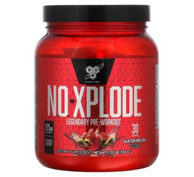 BSN, N.O.-Xplode, Legendary Pre-Workout, Watermelon, 1.22 lb (555 g)