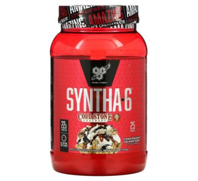 BSN, Syntha-6, Cold Stone Creamery, Cookie Doughn't You Want Some, 2.59 lb (1.17 kg)
