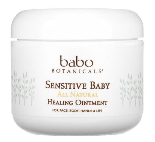 Babo Botanicals, Sensitive Baby, All Natural, лечебная мазь, 113 г (4 унции)