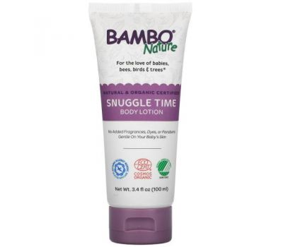 Bambo Nature, Лосьон для тела Snuggle Time, 3,4 жидких унции (100 мл)