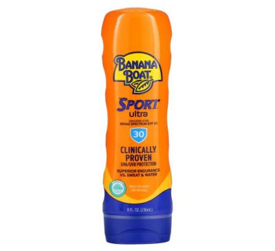 Banana Boat, Sport Ultra, Sunscreen Lotion, SPF 30, 8 fl oz (236 ml)