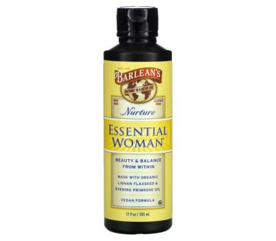 Barlean's, Essential Woman, Nurture, 355 мл (12 жидк. Унций)