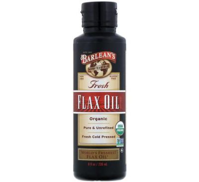 Barlean's, Organic Fresh, Flax Oil, 8 fl oz (236 ml)