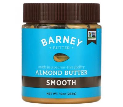 Barney Butter, Almond Butter, Smooth, 10 oz (284 g)